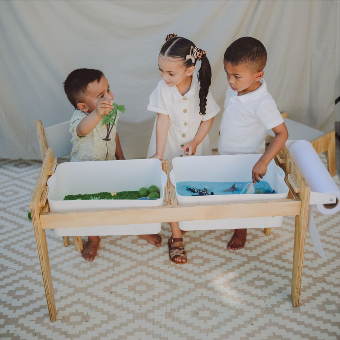 Sensory Table & Chairs Combo for kids - Montesori