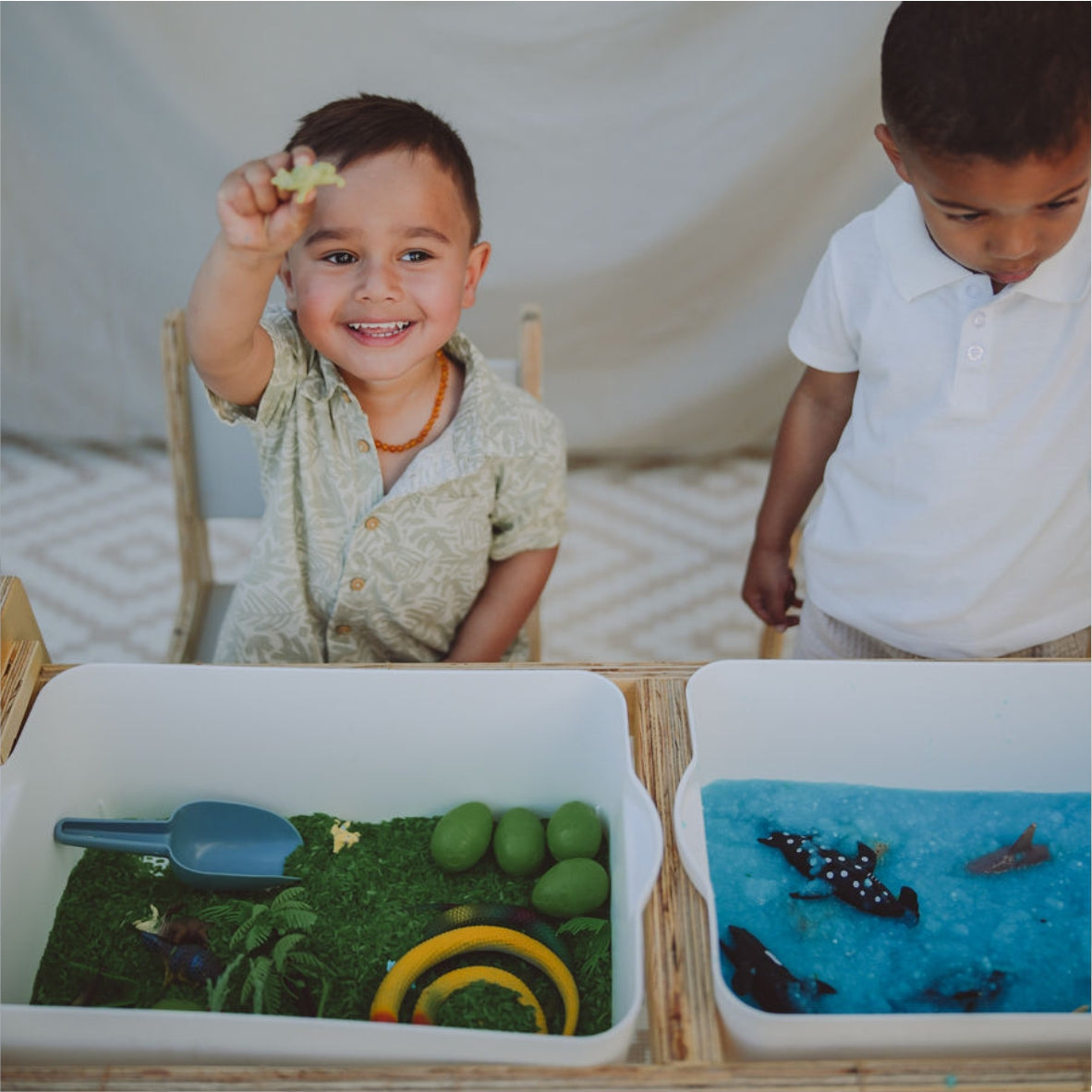 Sensory Table & Chairs Combo for kids - Montesori