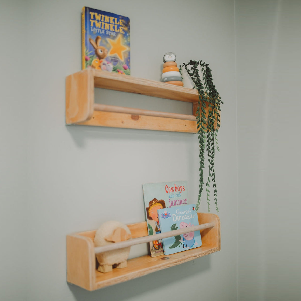 Bookshelf Set of 3 - Wall-Mounted