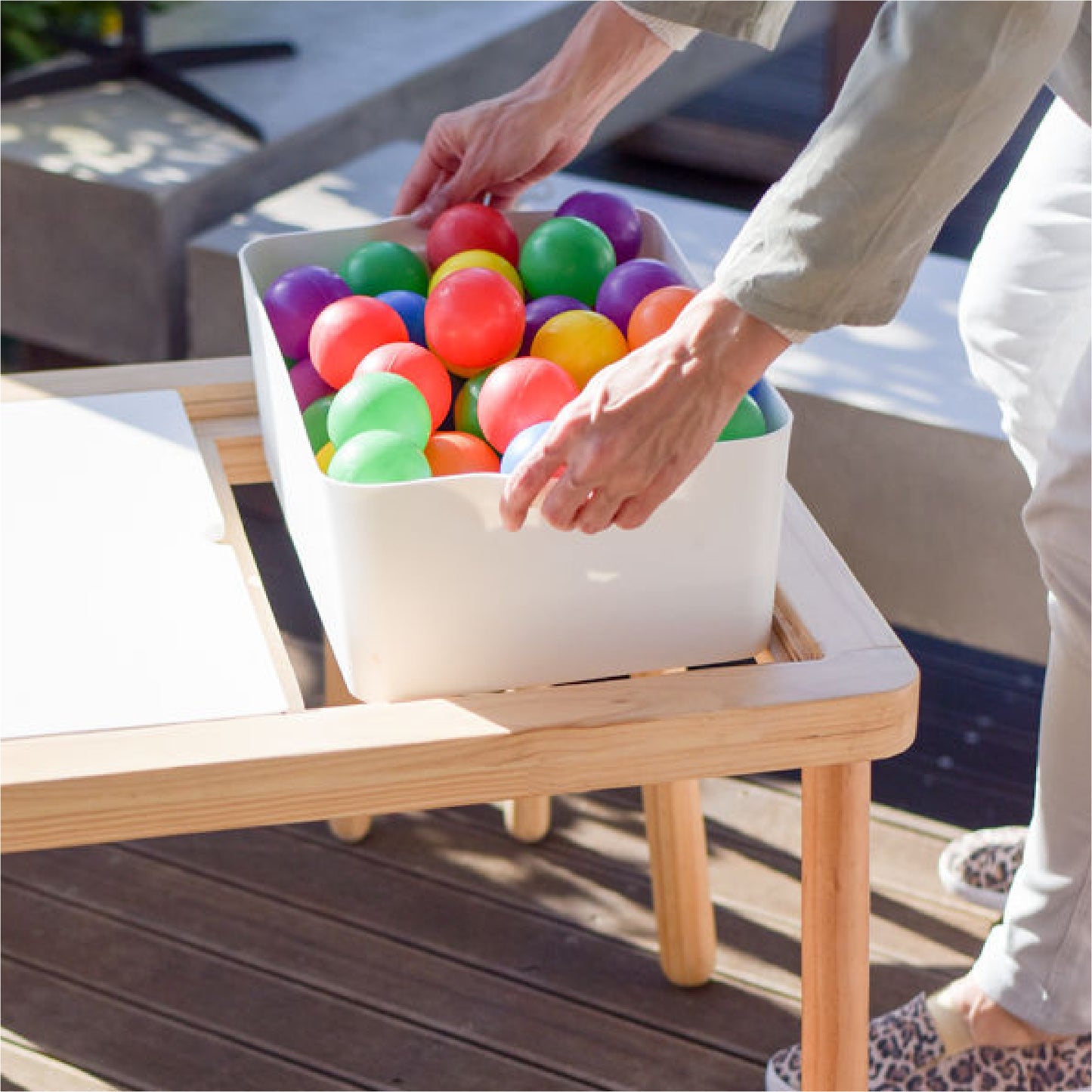 Storage / Sensory Bins for kids - Montesori