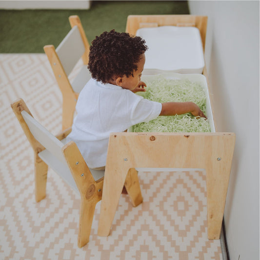 Sensory Table & Chairs Combo for kids - Montesori