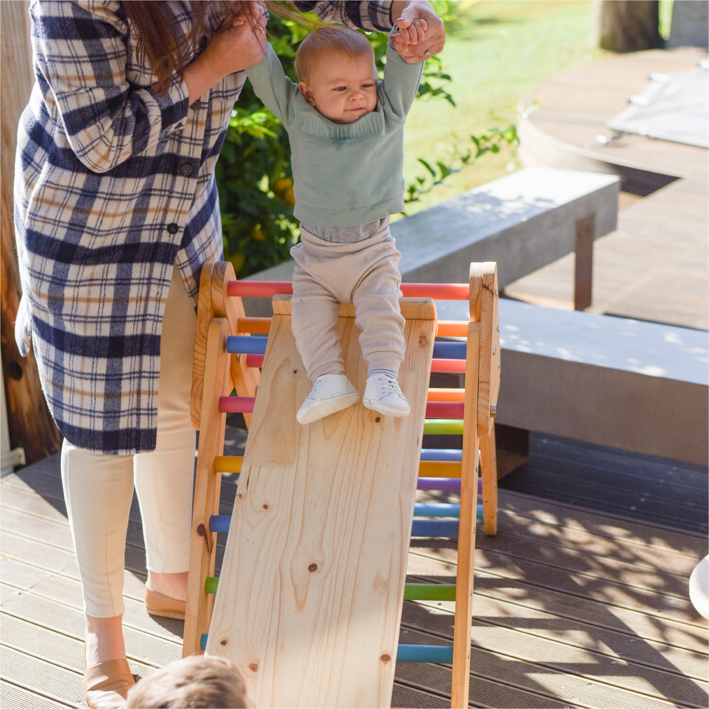 Reversible Slide / Climber for kids - Pikler