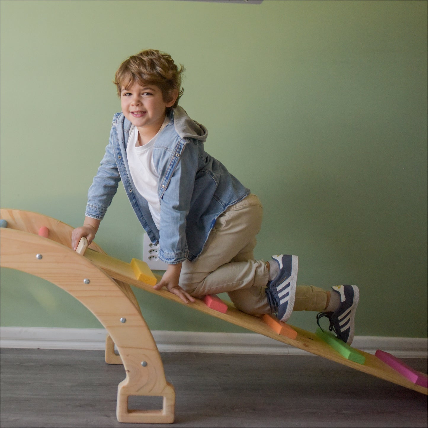 Reversible Slide / Climber for kids - Pikler