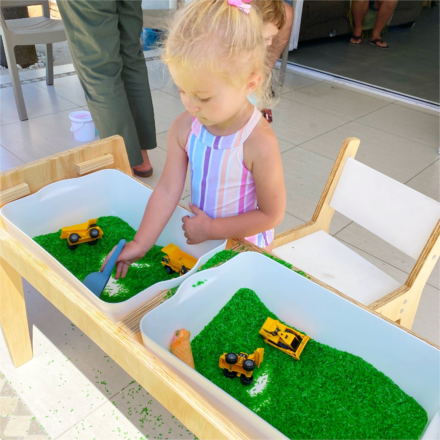 Sensory Table & Chairs Combo for kids - Montesori